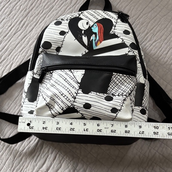 Disney Nightmare Before Christmas Jack & Sally Patchwork Mini Backpack main image 4